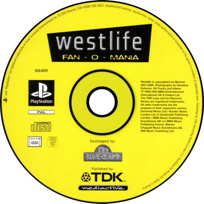 Westlife Fan-o-mania screenshot 3 for Playstation